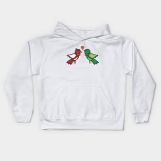 love birds Kids Hoodie